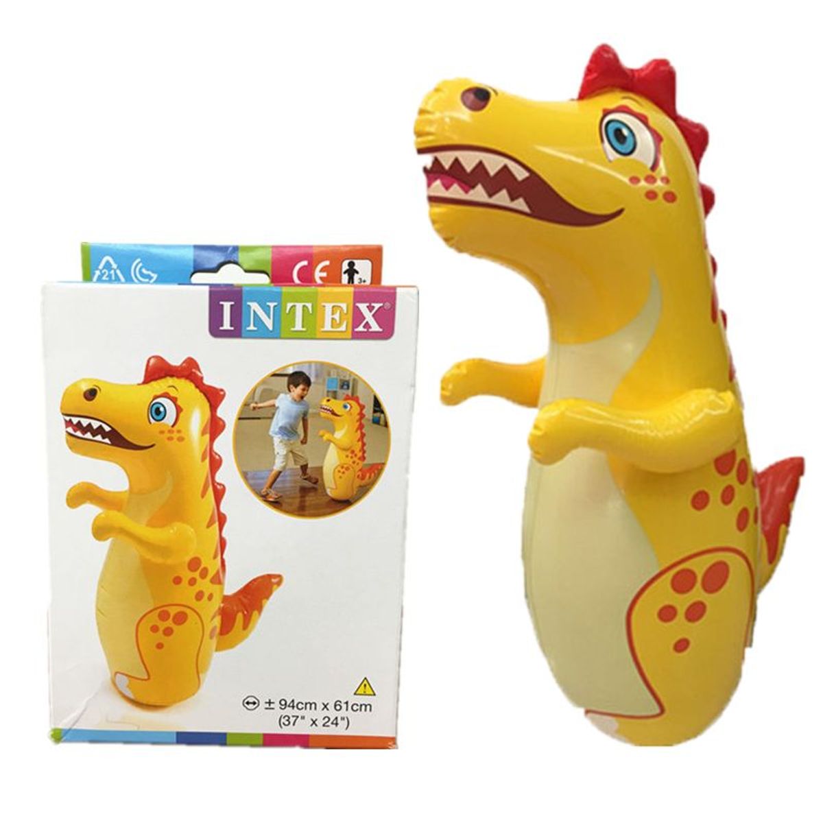 INTEX - Intex - Porfiado Muñeco Inflable Dragón