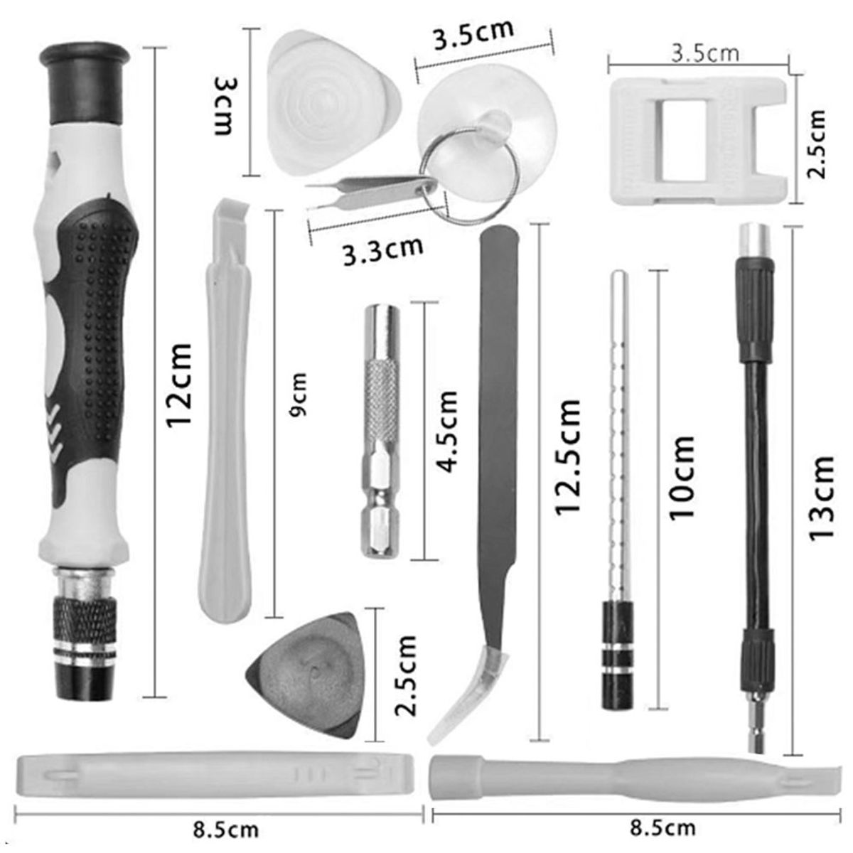 GENERICO - Juego de Destornilladores de Precisión 115 en 1 Rojo