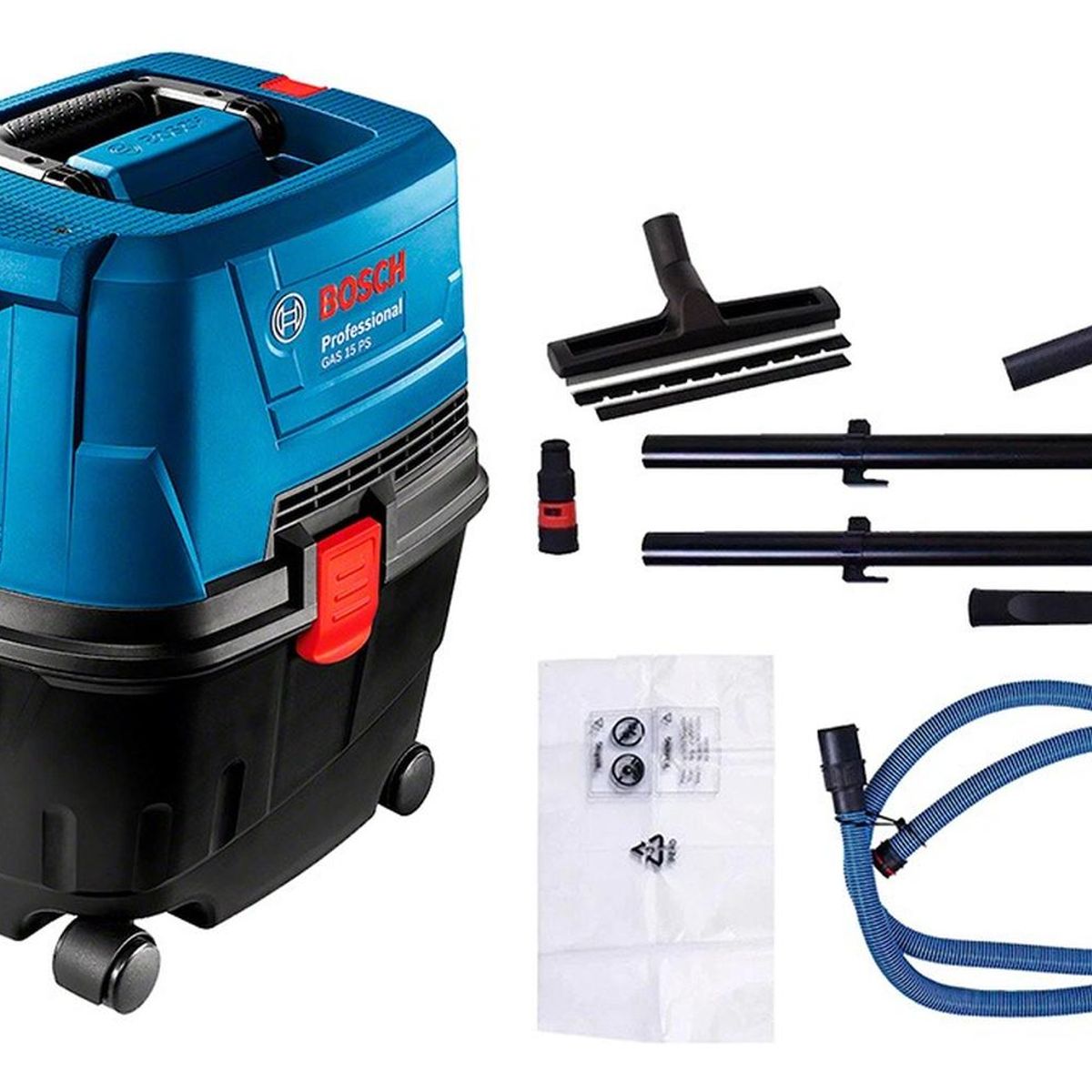 BOSCH - Aspiradora de Polvo Bosch GAS 15 PS Profesional Uso Seco y Húmedo