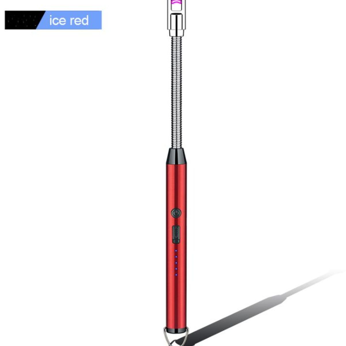 GENERICO - Encendedor eléctrico de estufas Cocina Bbq Recargable Flexible - Rojo