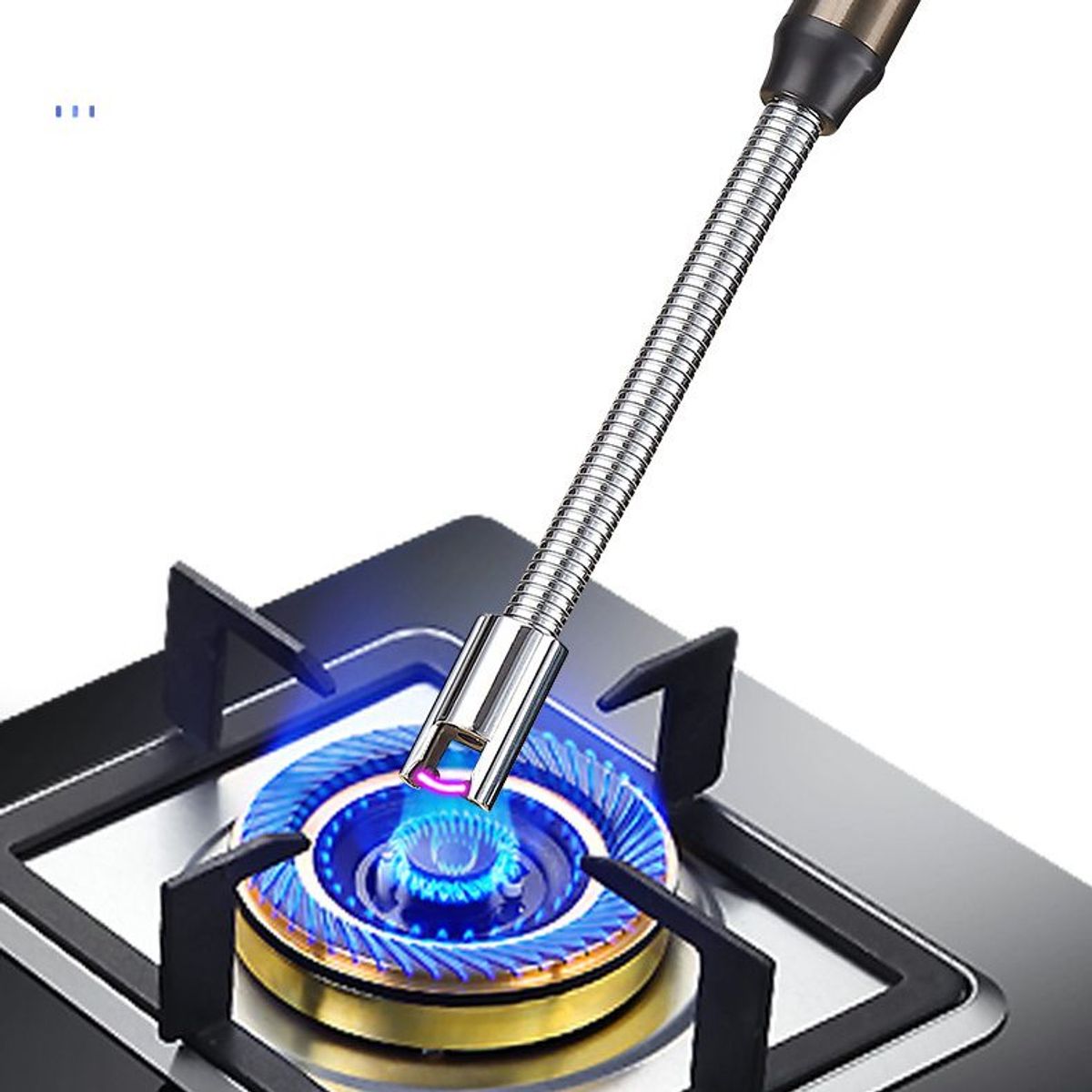 GENERICO - Encendedor eléctrico de estufas Cocina Bbq Recargable Flexible - Azul