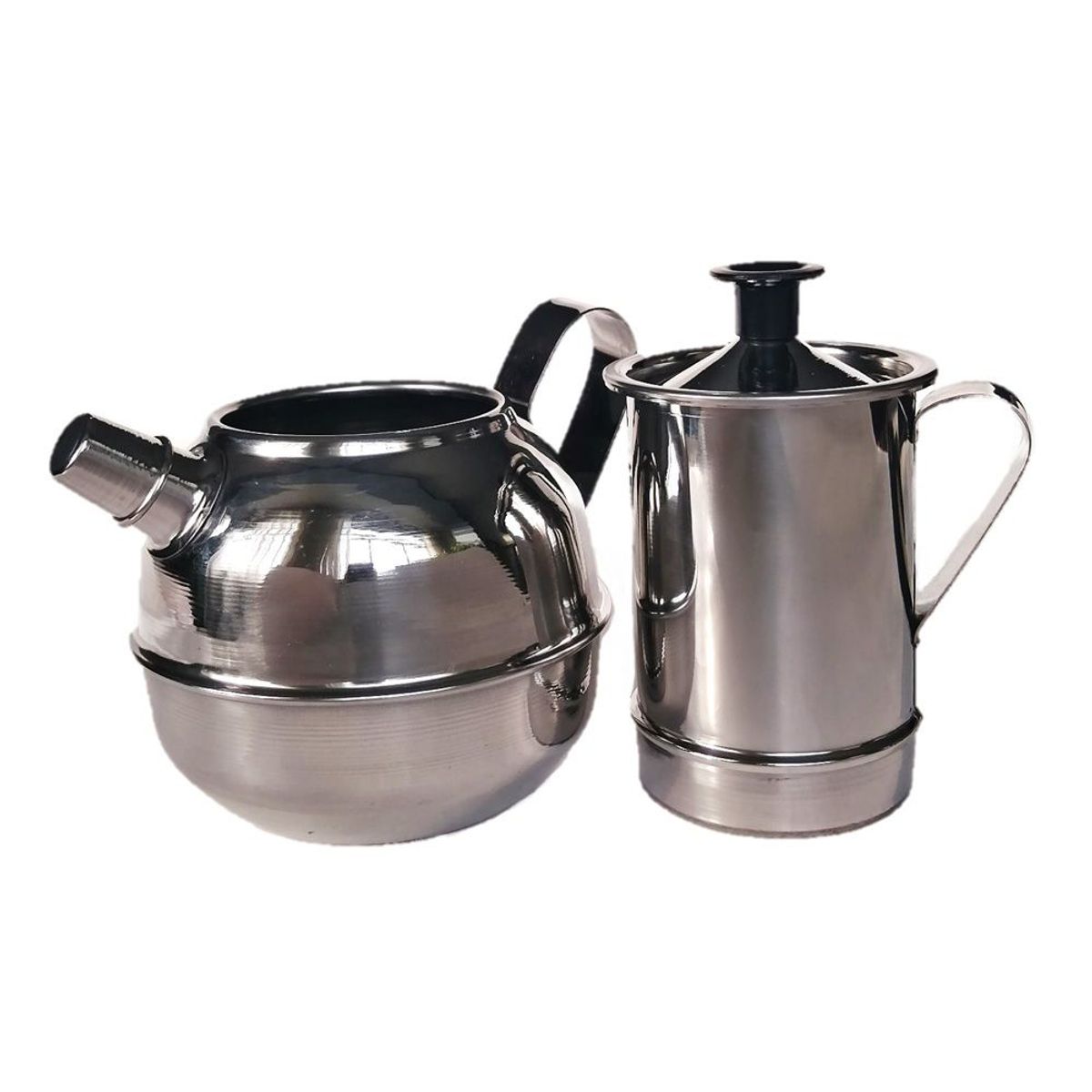 GENERICO - Cafetera de Acero Inoxidable Bombeada 500 ML Gota a Gota - Ichimatsu