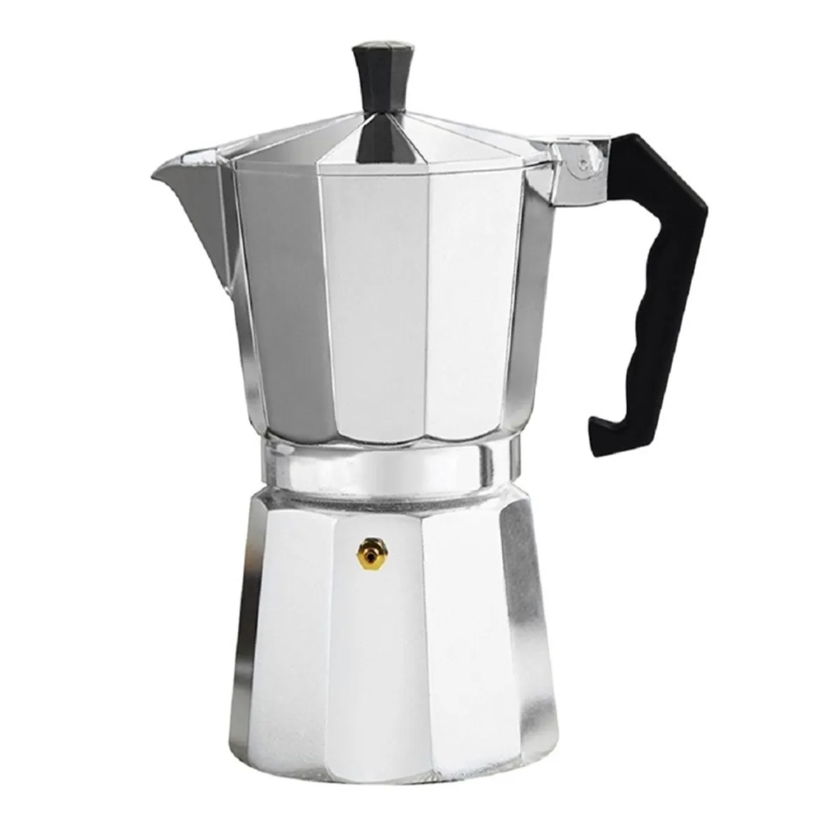 GENERICO - Cafetera Italiana Moka P-12 Tazas de Aluminio - Coffe