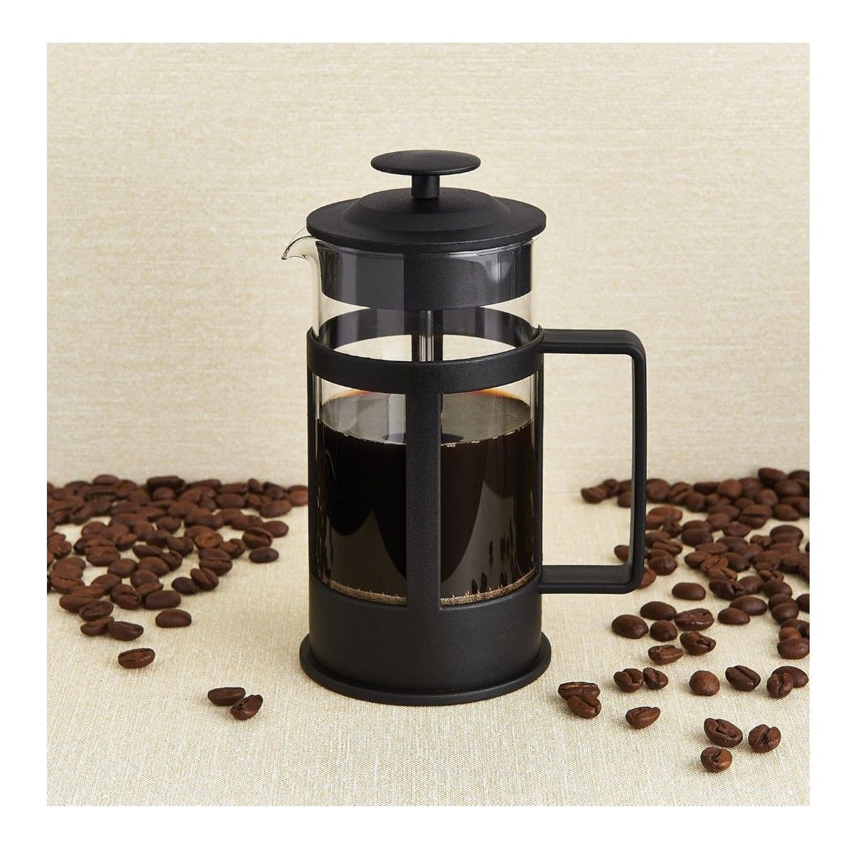 GENERICO - Cafetera Prensa Francesa Piston 350 ML - Negro