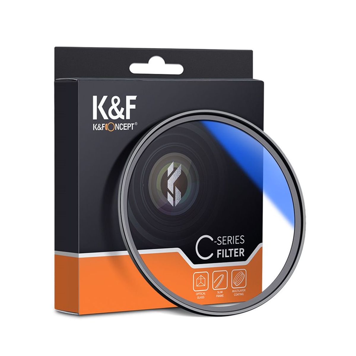 K&F CONCEPT - Filtro Ultravioleta MCUV 58mm K&F Concept  Blue Coat Slim KF01.1424