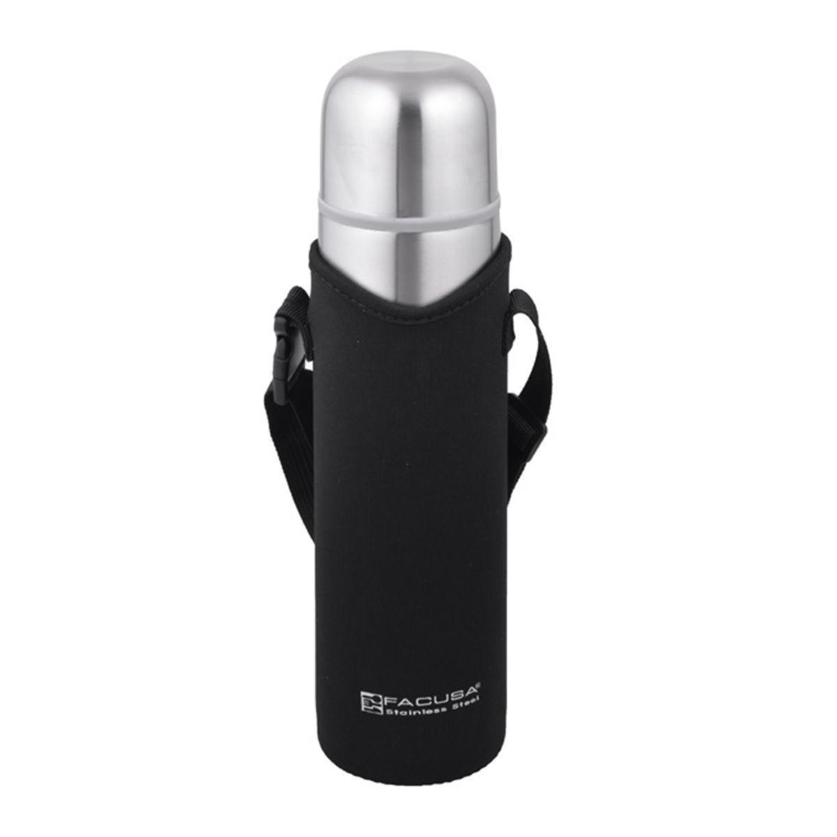 FACUSA - Termo Balín 1Lt de Acero Inoxidable 304 Con Funda Neopreno - Facusa