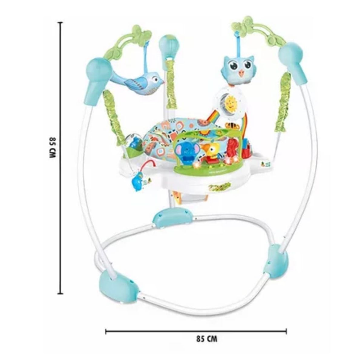 BABY - Jumper Saltarin Musical Asiento Giratorio para Bebe Junglita