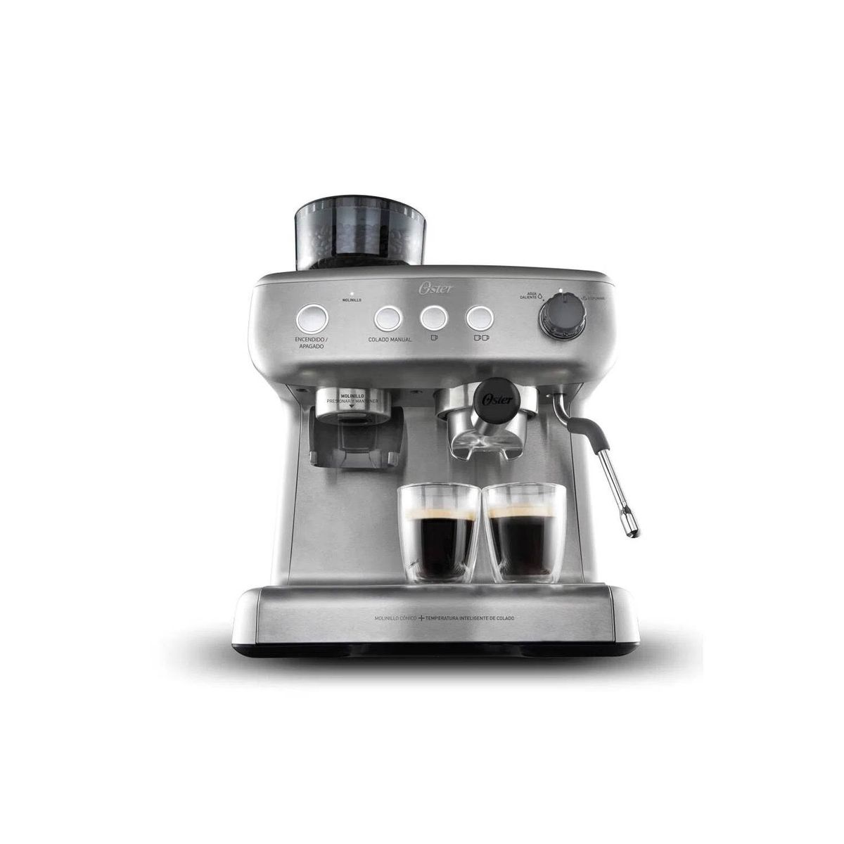 OSTER - Cafetera Oster Espresso 15 bares BVSTEM7300 Molino Integrado