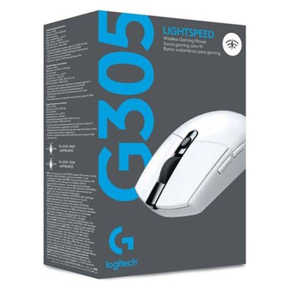 LOGITECH - Mouse Gamer Logitech G305 Wireless 1ms Sensor Hero Blanco