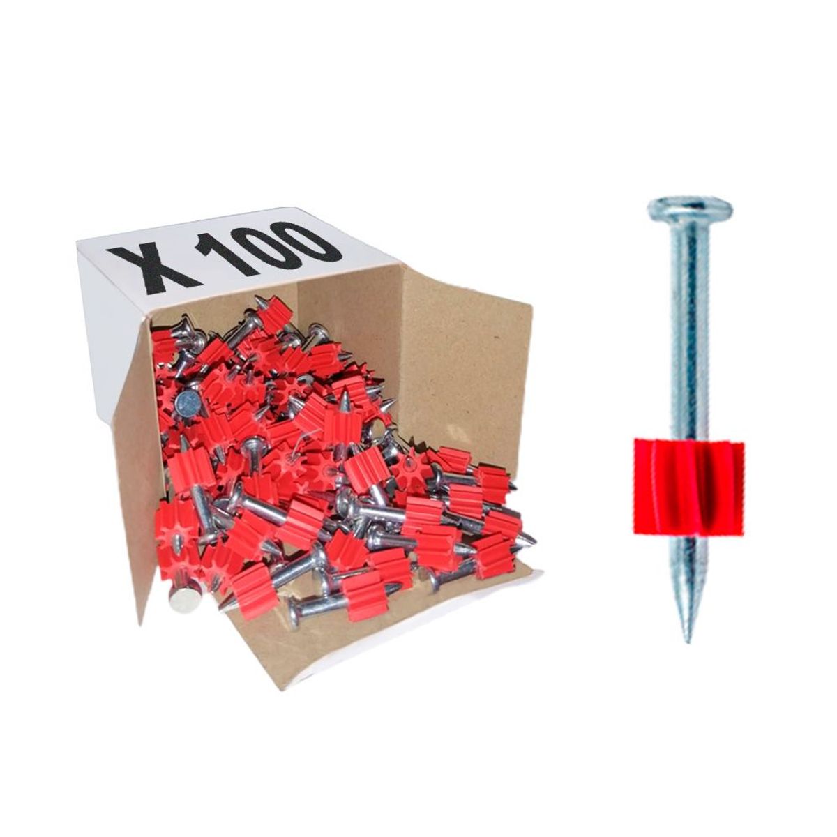 HUNTER - Hunter Clavos para Pistola de Fijación 100 unidades