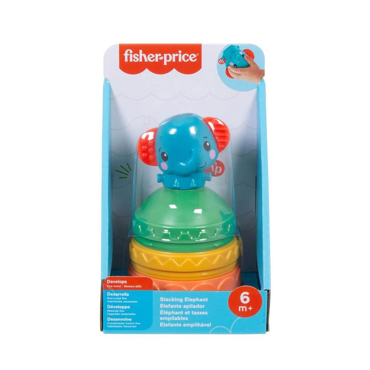 FISHER PRICE - Elefante apilador Fisher Price