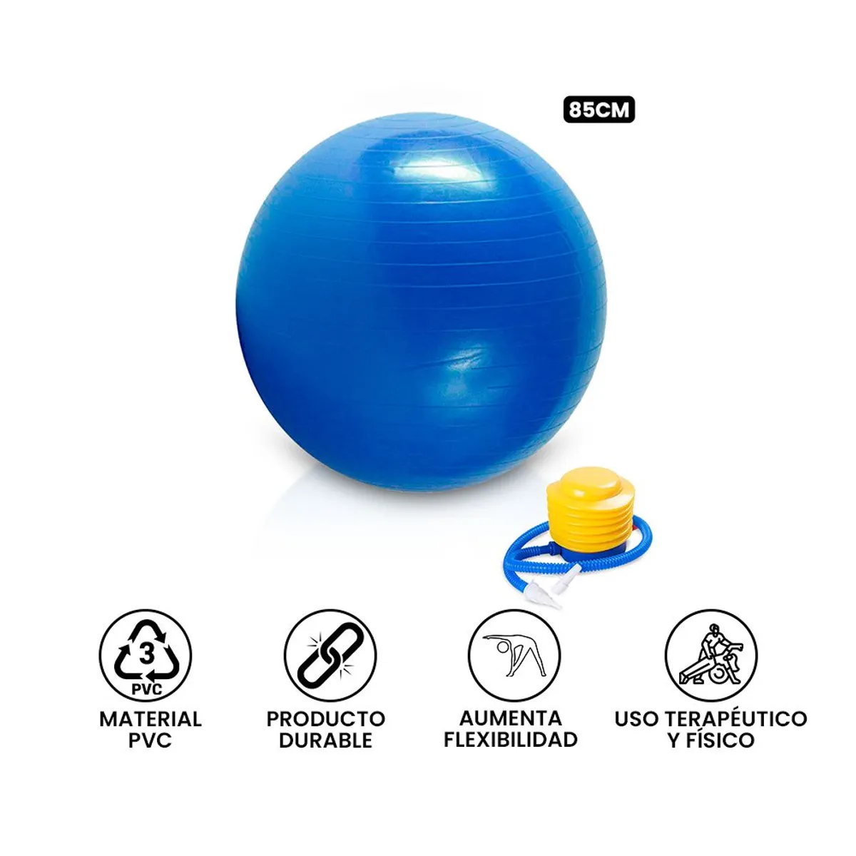 SM - PELOTA PILATES DE 85 CM
