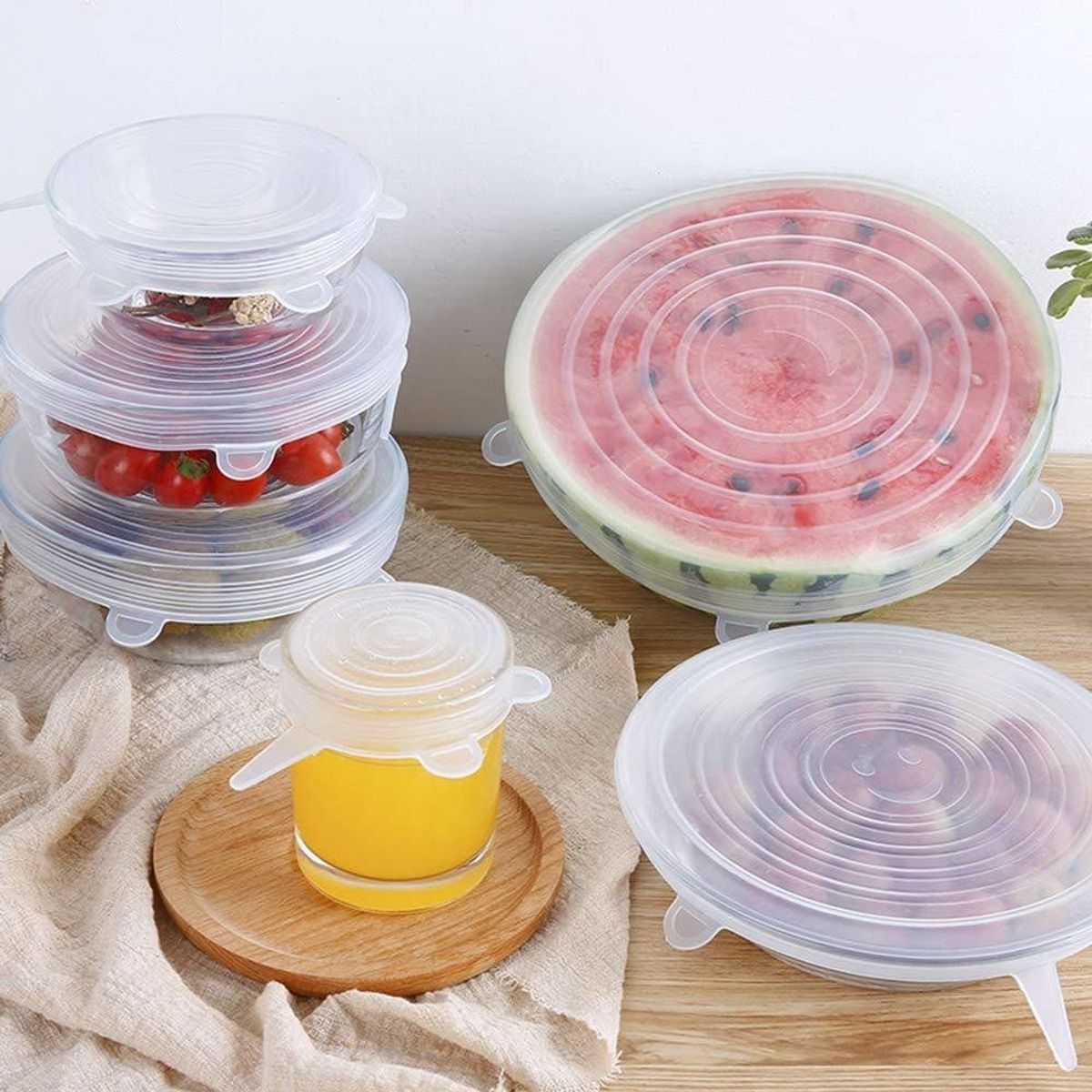 GENERICO - Tapas De Silicona Alimentos Frescos Reutilizables