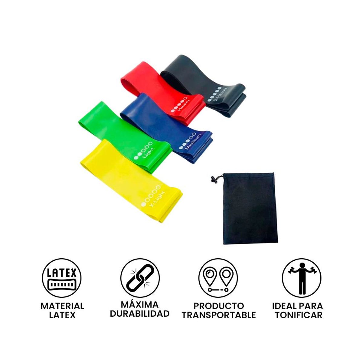 SM - Set de 5 Bandas Deportivas Cerradas