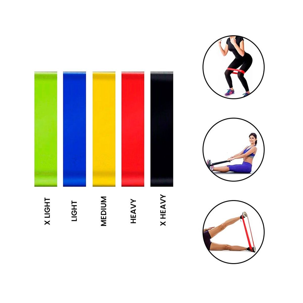 SM - Set de 5 Bandas Deportivas Cerradas