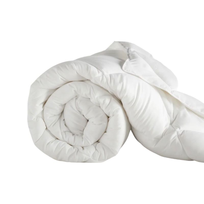 ISATEX HOME - Plumón Hipoalergénico De Algodón Pima 2 Plazas Blanco