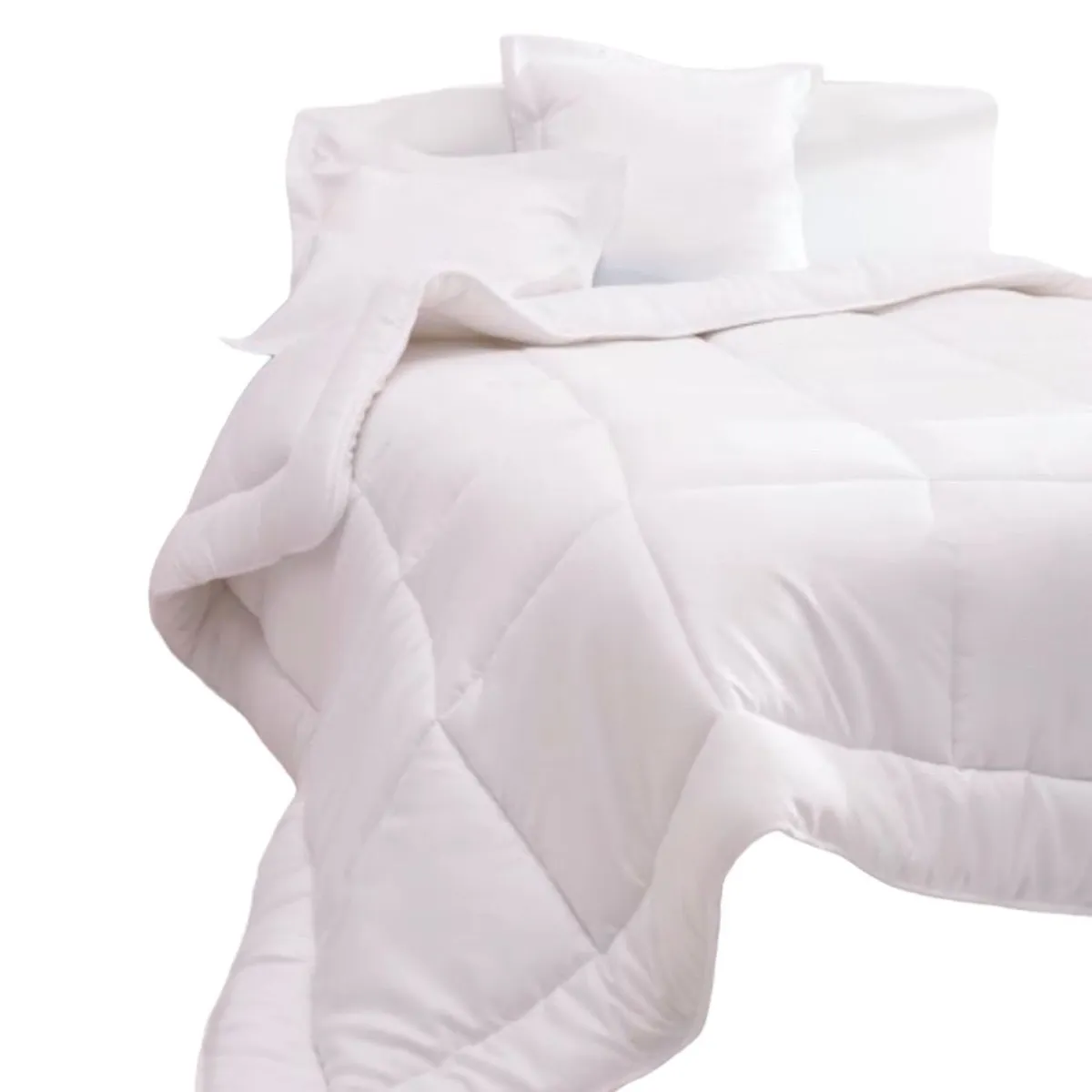 ISATEX HOME - Plumón Hipoalergénico De Algodón Pima 2 Plazas Blanco