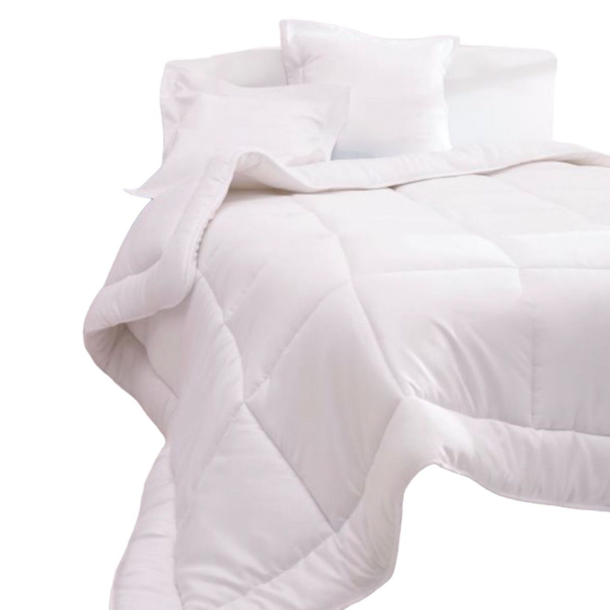 ISATEX HOME - Plumón Hipoalergénico De Algodón Pima Queen Blanco