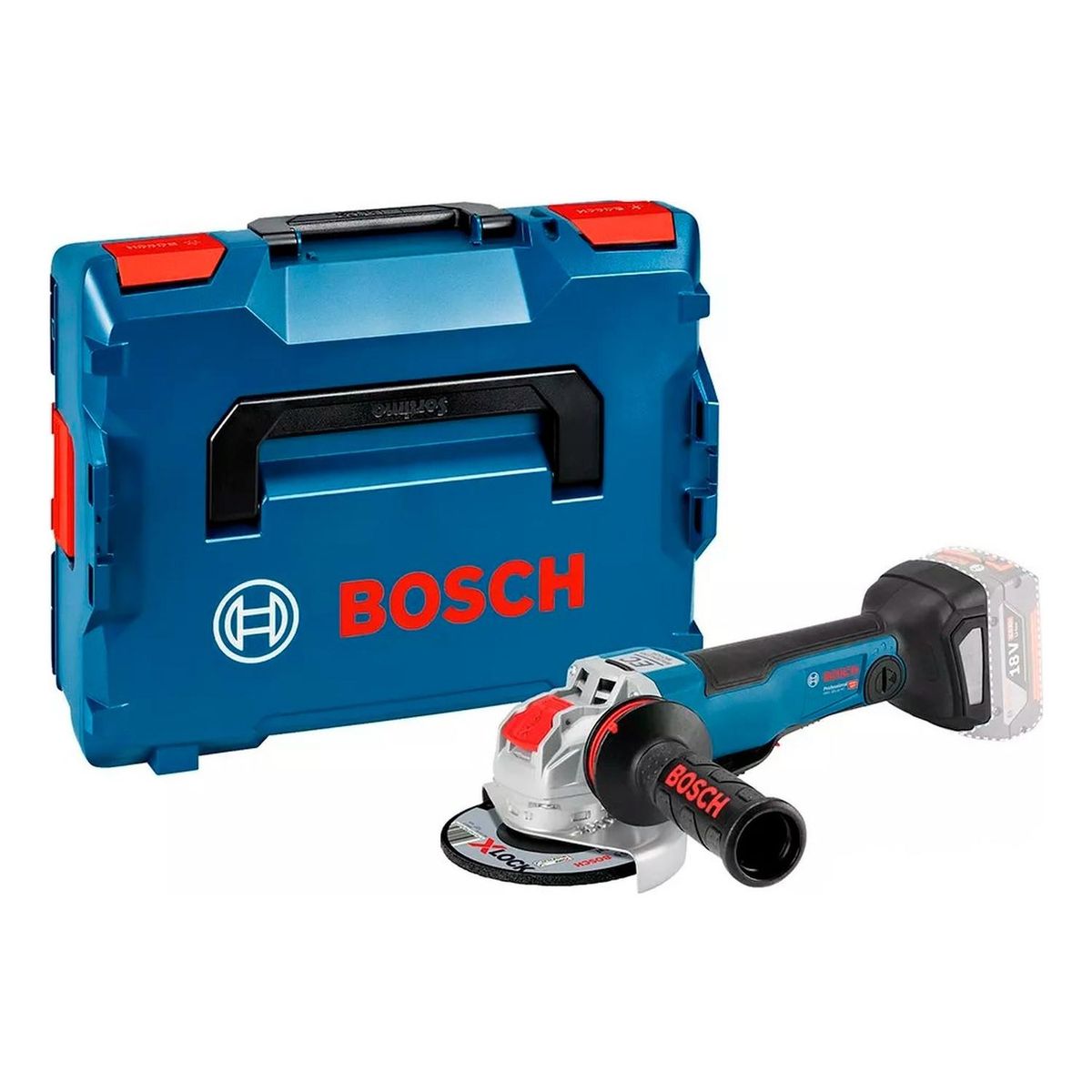 BOSCH - Amoladora Inal 18V de  5" GWX 18V-10 PC XLOCK  L-Boxx Sin Batería