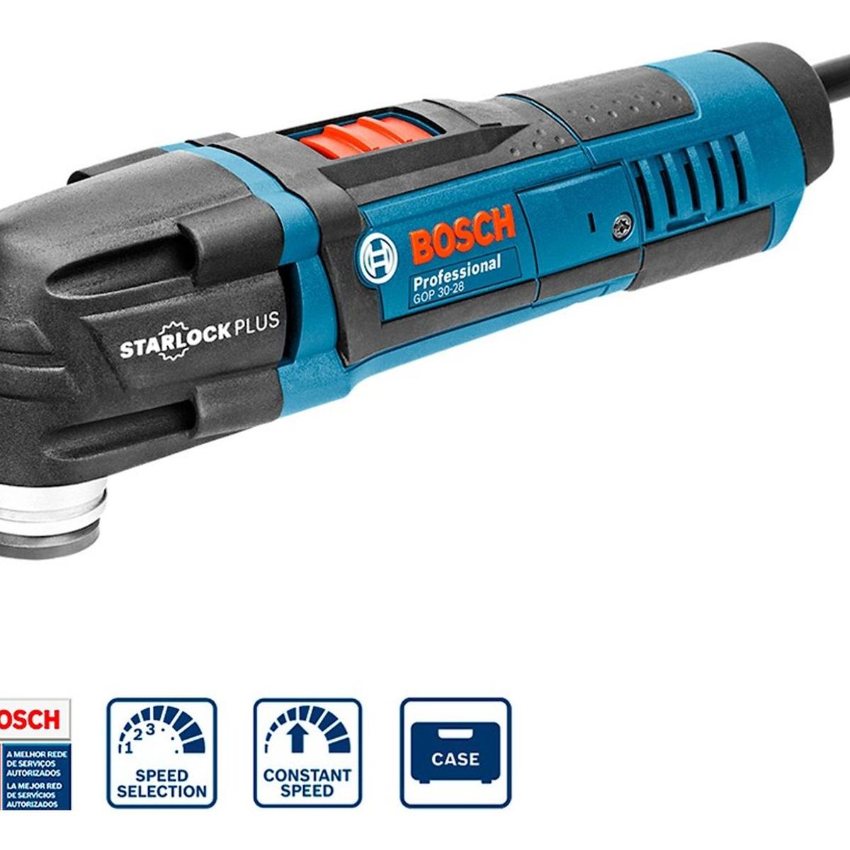 BOSCH - Multiherramienta Oscilante Bosch GOP 30-28 Professional + Accesorios