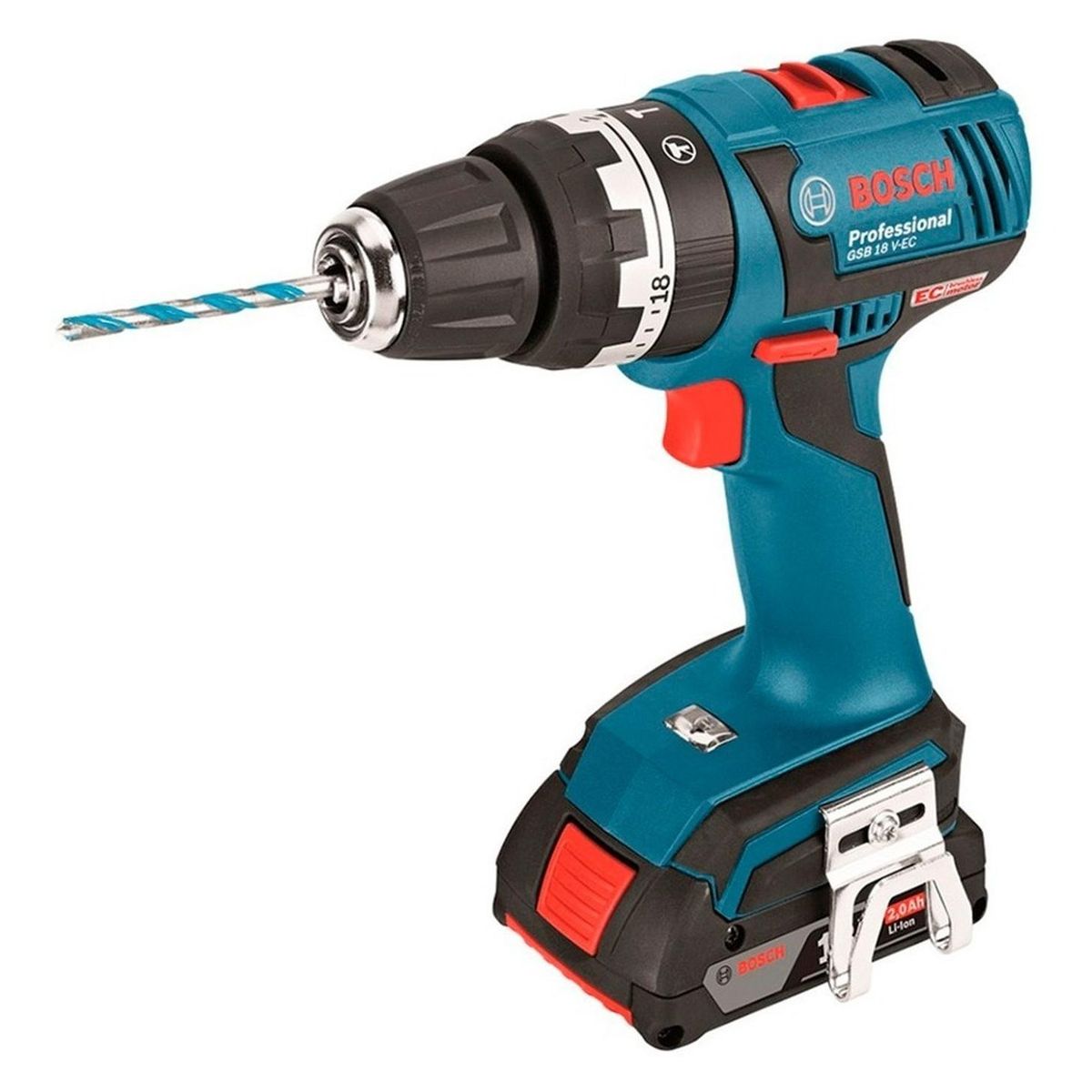 BOSCH - Taladro Percutor Bosch Gsb 18v Ec Sin Carbones Wireless