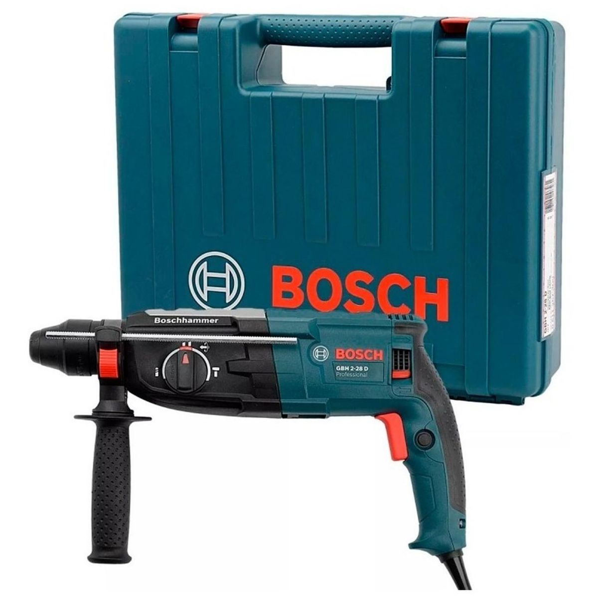 BOSCH - Rotomartillo SDS Plus Bosch GBH 2-28 D 850W 3.2J Profesional Alemán