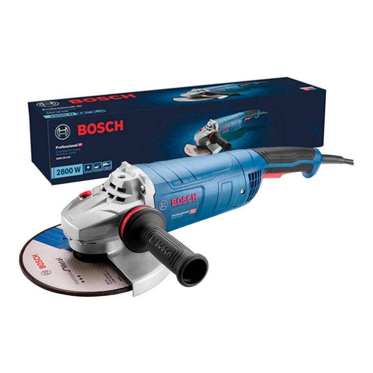 BOSCH - Amoladora Angular Bosch GWS 28-180  7” 2800W Hombre Muerto