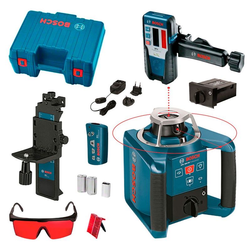 BOSCH - Nivel Láser Rotativo Bosch GRL 300 HV Profesional