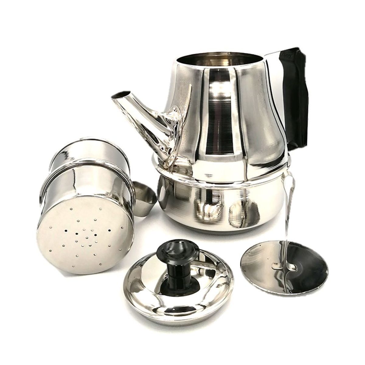 GENERICO - Cafetera Gota a Gota de 1.2 Lt de Acero Inoxidable - Delider