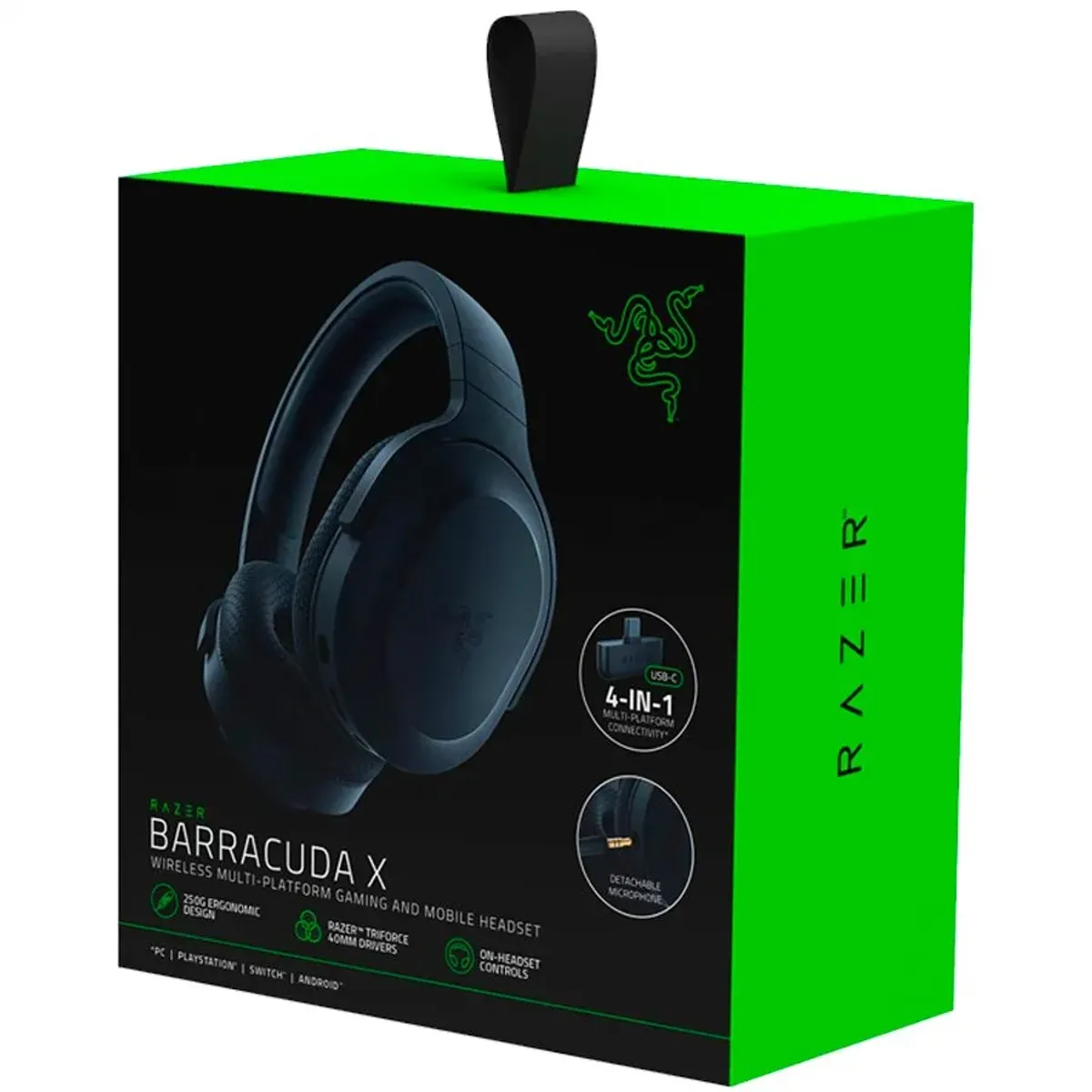 RAZER - Audífonos Gamer Razer Barracuda X Wireless TriForce Multiplataforma - Black