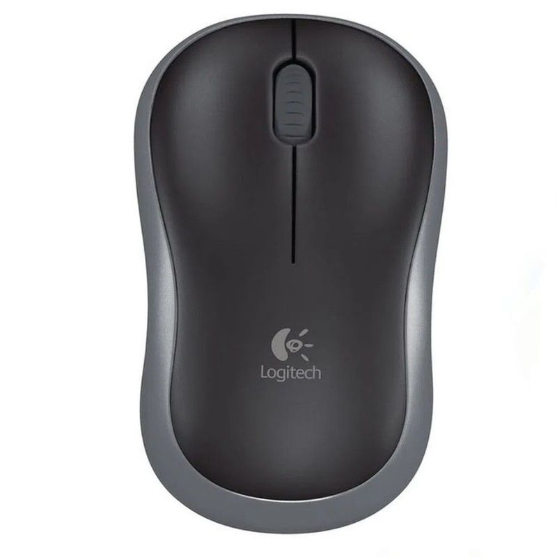 LOGITECH - Mouse Logitech M185 Inalambrico Portatil Plug and play Negro