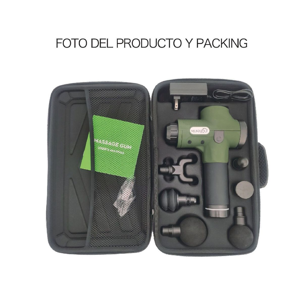MUNAIQUI - Pistola Eléctrica Masajeadora Corporal Munaiqui