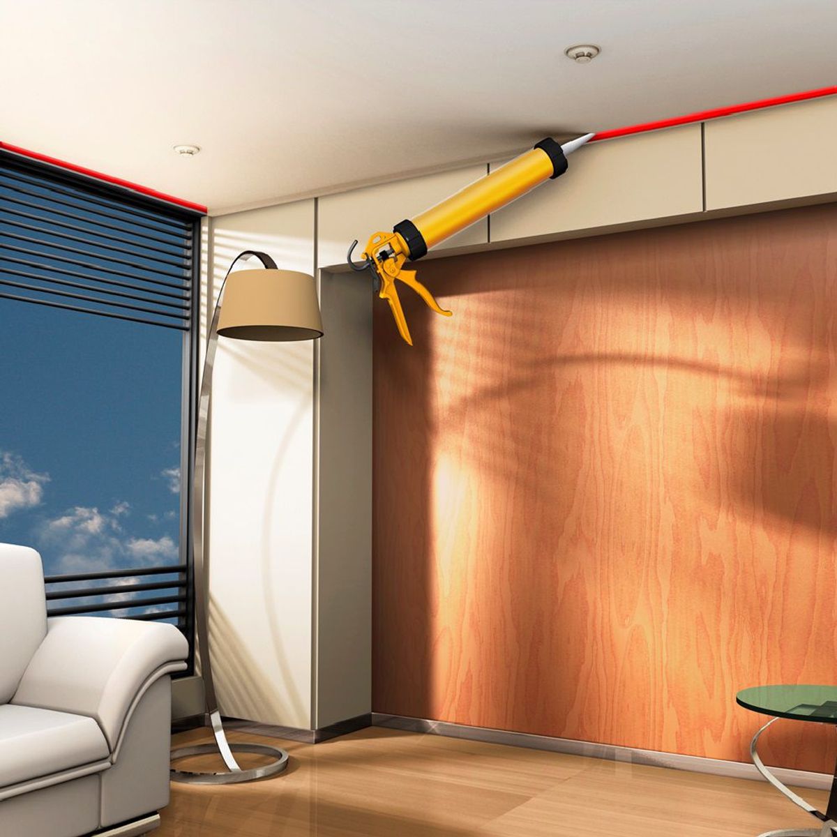 SIKA - Sellador acrílico para grietas Sikacryl 150 x 300 ml