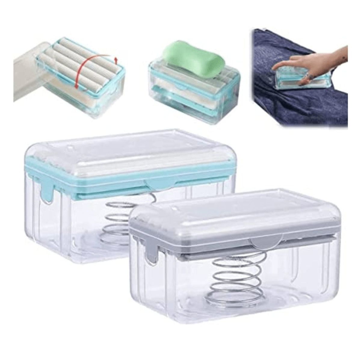 GENERICO - Jabonera con Rodillos Práctica