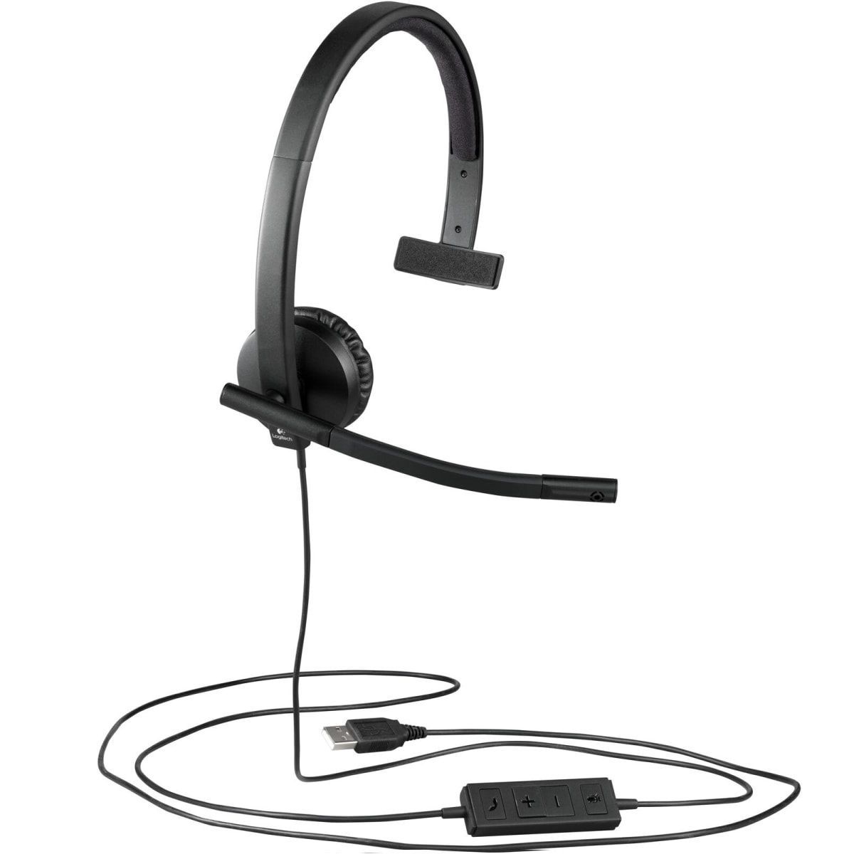 LOGITECH - Audifonos c Microfono Logitech H570E MONO USB Plug and Play