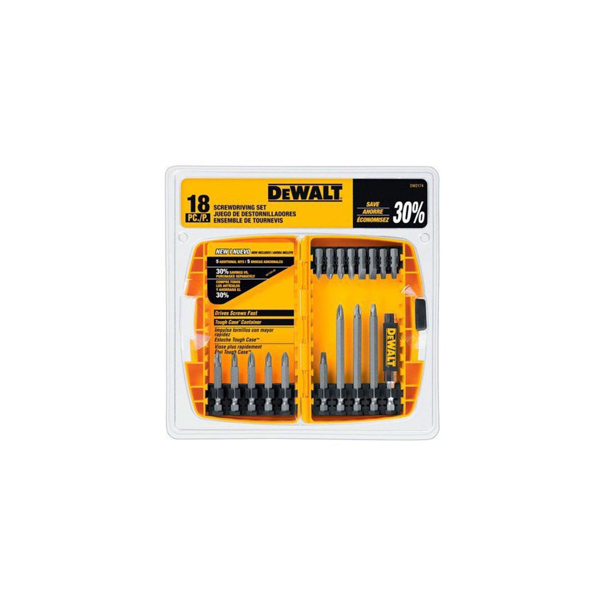 DEWALT - Set de 18 Piezas para Atornillar Dw2174 DEWALT