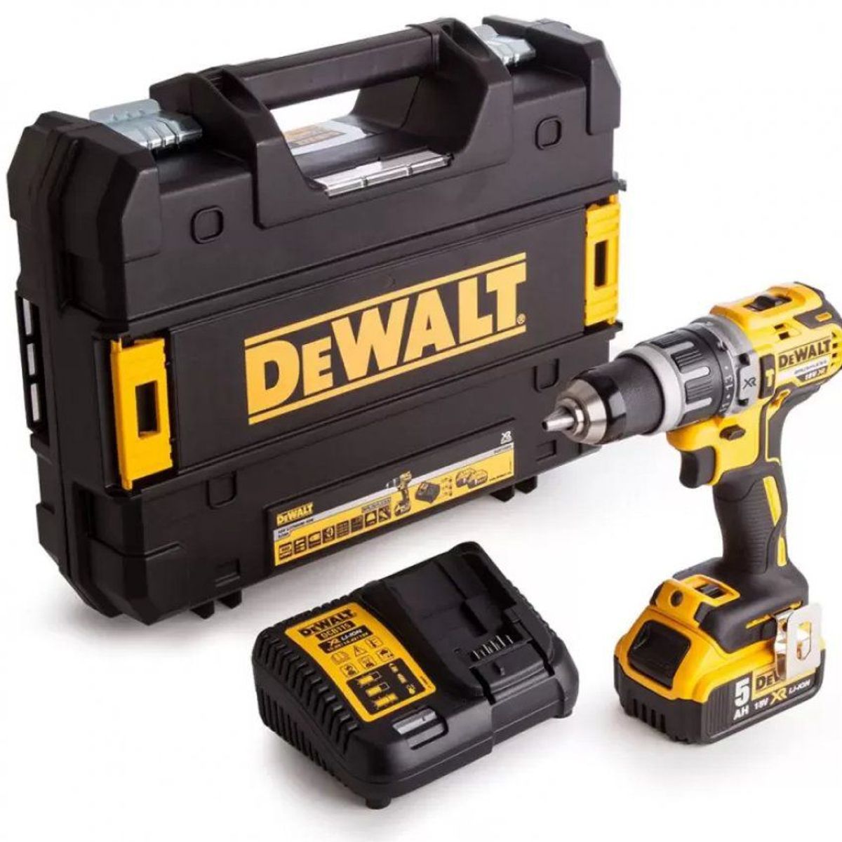 DEWALT - Taladro Percutor 1/2" 20V Xr 70Nm + 1 Batería DEWALT Dcd796P1-B2