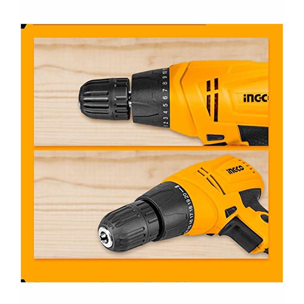 INGCO TOOLS - TALADRO ATORNILLADOR ELÉCTRICO 280W ROTATIVO INGCO - ED2808