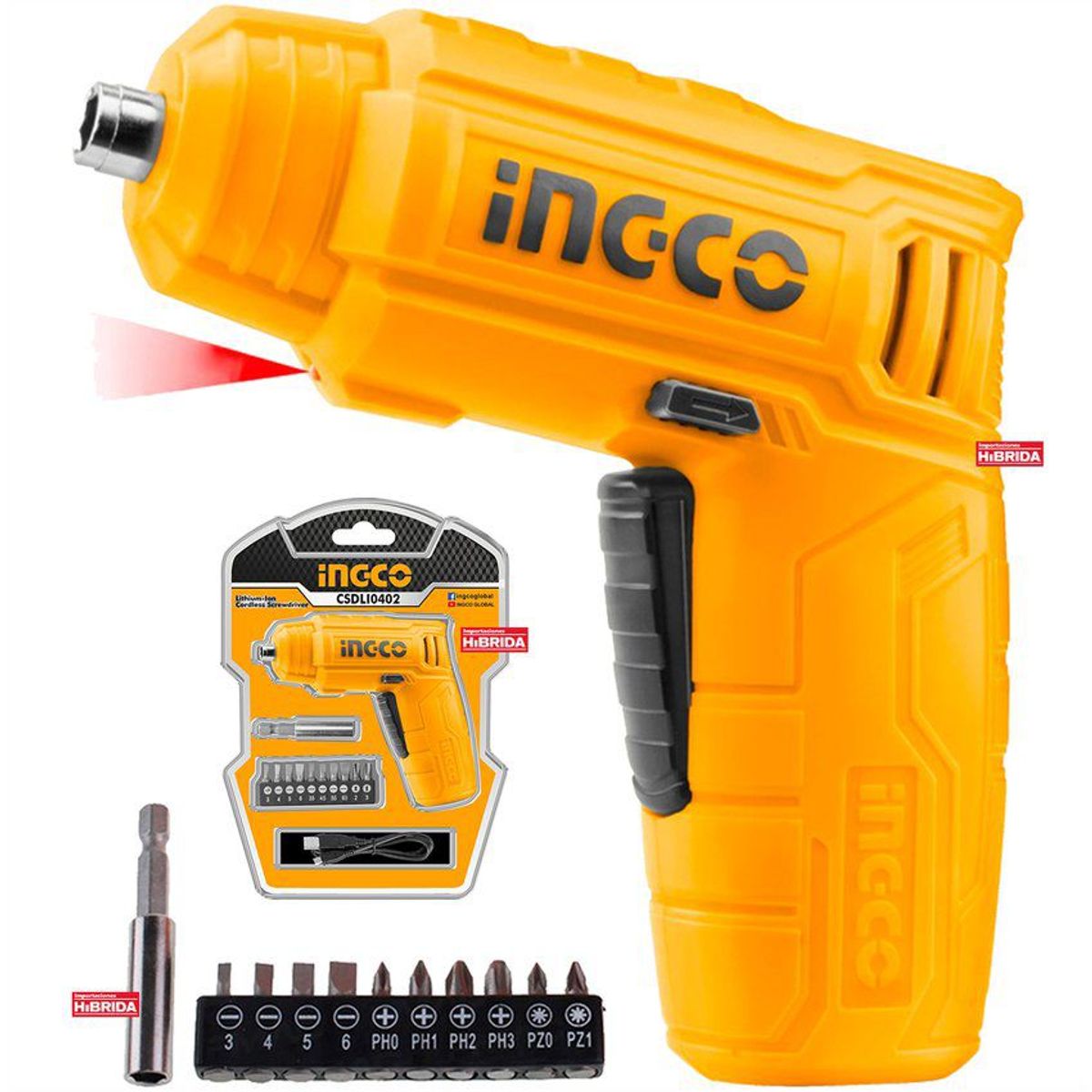 INGCO TOOLS - ATORNILLADOR INALÁMBRICO 4V MINI DESTORNILLADOR INGCO - CSDLI0402