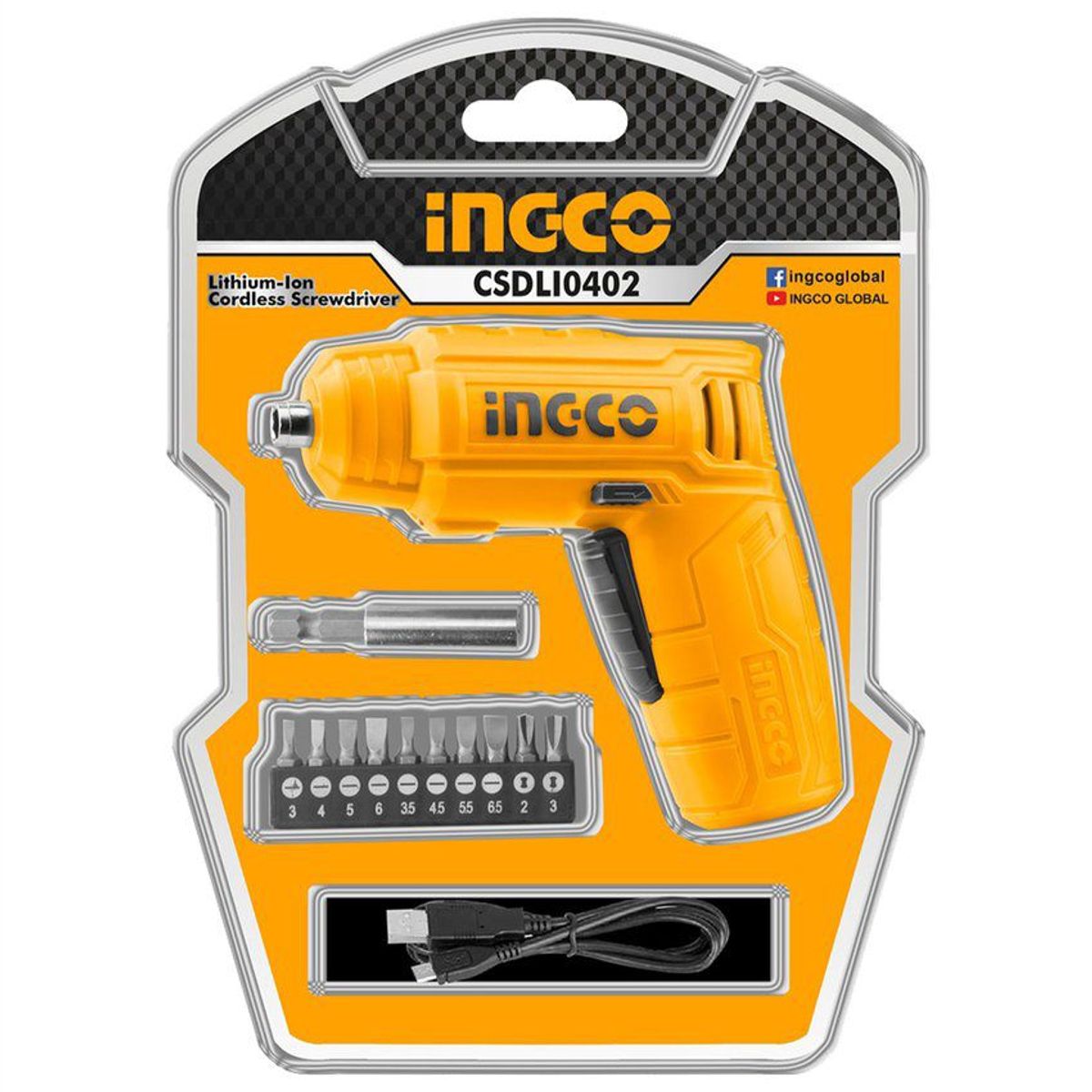 INGCO TOOLS - ATORNILLADOR INALÁMBRICO 4V MINI DESTORNILLADOR INGCO - CSDLI0402