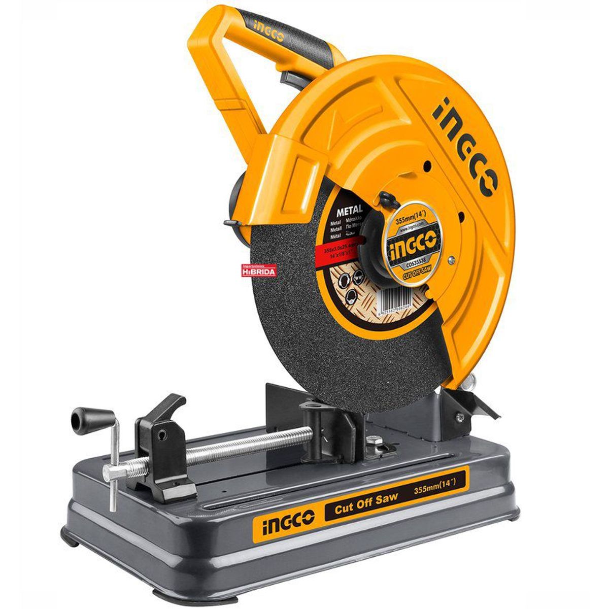 INGCO TOOLS - TRONZADORA 14 2350W SIERRA CORTADORA SENSITIVA INDUSTRIAL - COS35538