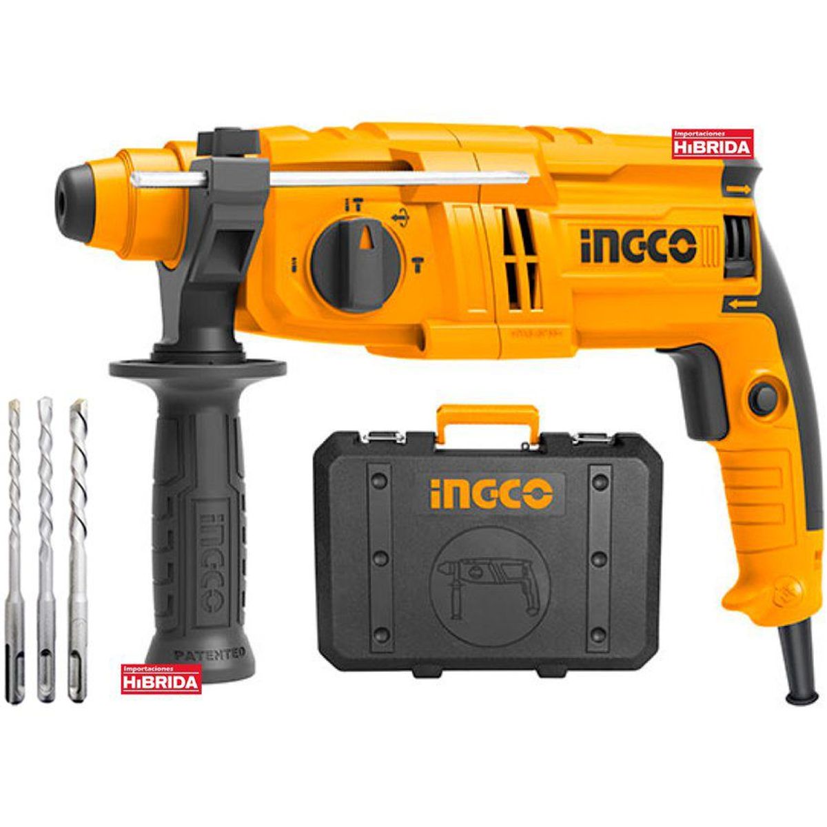 INGCO TOOLS - TALADRO ROTOMARTILLO 650W SDS PLUS 1 7J INDUSTRIAL INGCO - RGH6528