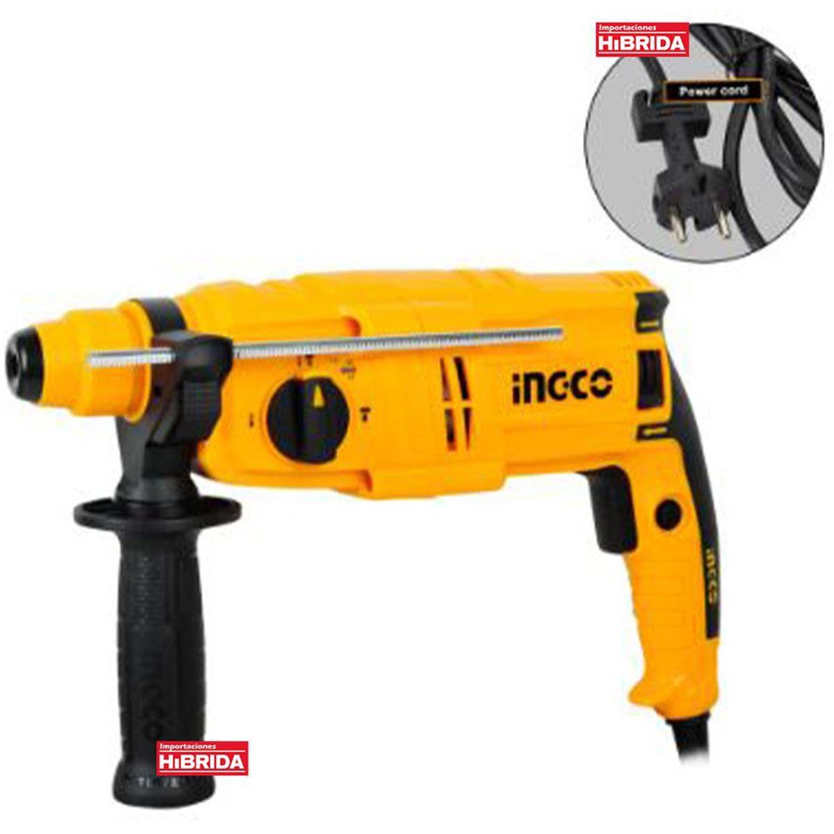 INGCO TOOLS - TALADRO ROTOMARTILLO 650W SDS PLUS 1 7J INDUSTRIAL INGCO - RGH6528