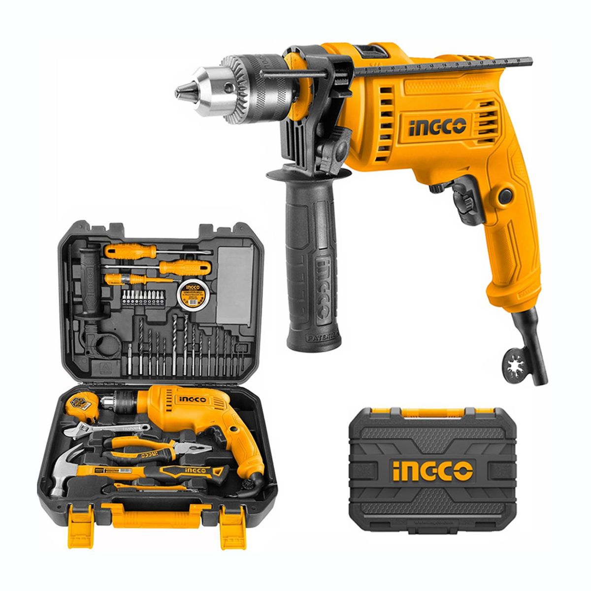 INGCO TOOLS - TALADRO PERCUTOR 680W SET DE HERRAMIENTAS INGCO - HKTHP11151