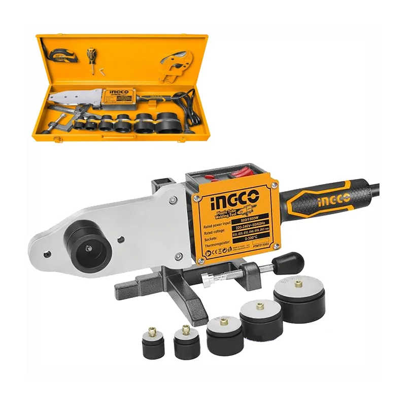 INGCO TOOLS - TERMOFUSORA INDUSTRIAL 1500W GASFITERIA POLIFUSIÓN INGCO - PTWT215002