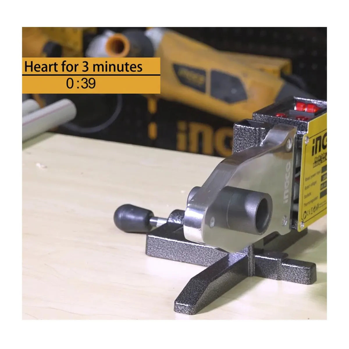 INGCO TOOLS - TERMOFUSORA INDUSTRIAL 1500W GASFITERIA POLIFUSIÓN INGCO - PTWT215002