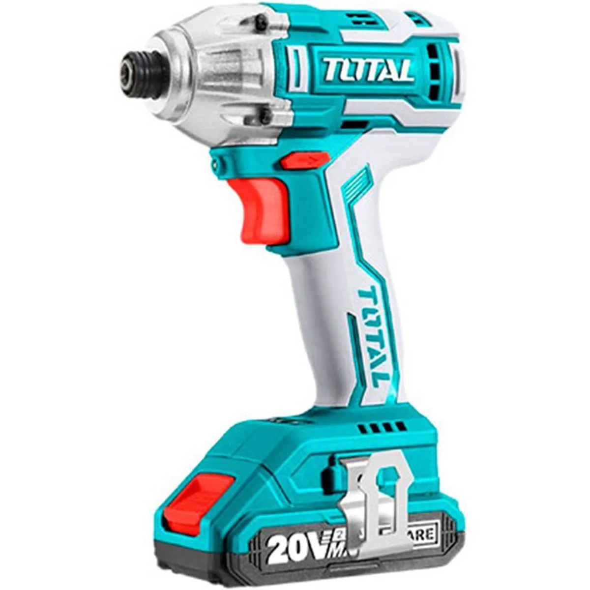TOTAL TOOLS - ATORNILLADOR DE IMPACTO 20V INALÁMBRICO BRUSHLESS TOTAL - TIRLI2002