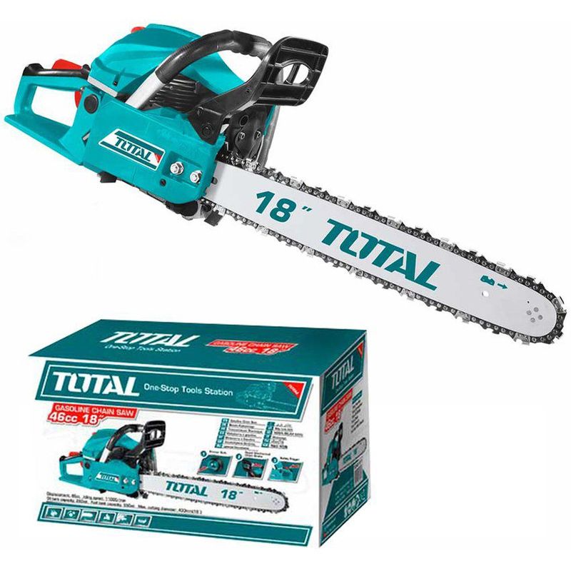 TOTAL TOOLS - MOTOSIERRA A GASOLINA 46CC 18KW 550ML INDUSTRIAL TOTAL - TG5451811