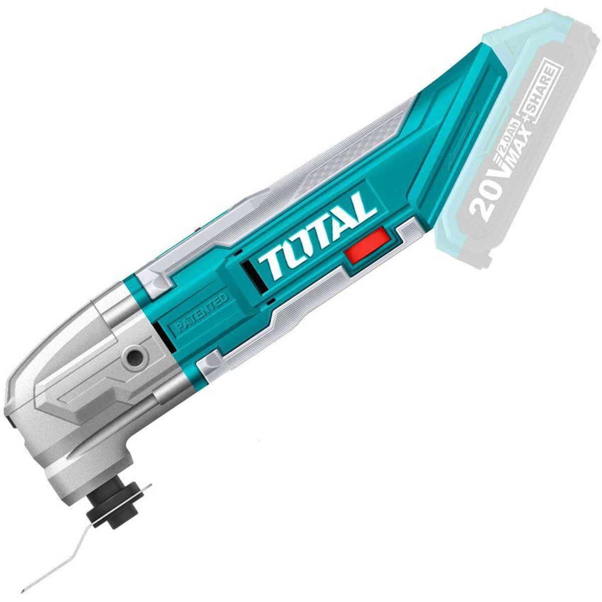 TOTAL TOOLS - MULTIHERRAMIENTA RENOVATOR INALÁMBRICA 20V ACCESORIOS TOTAL - TMLI2001