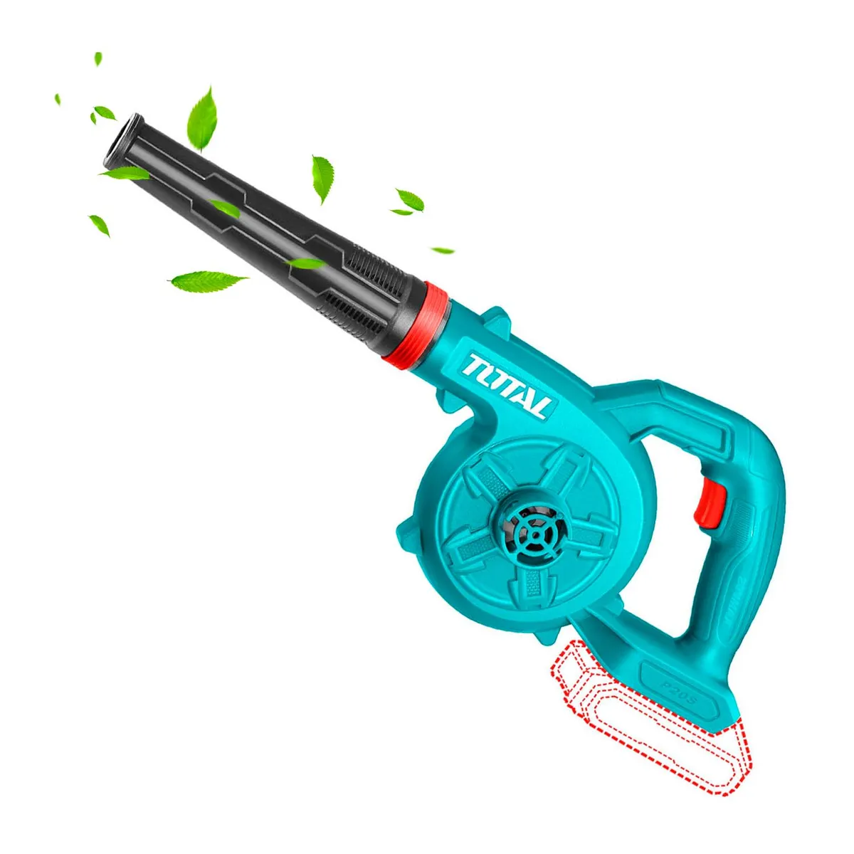 TOTAL TOOLS - Sopladora Inalámbrica 20V Aspiradora Total